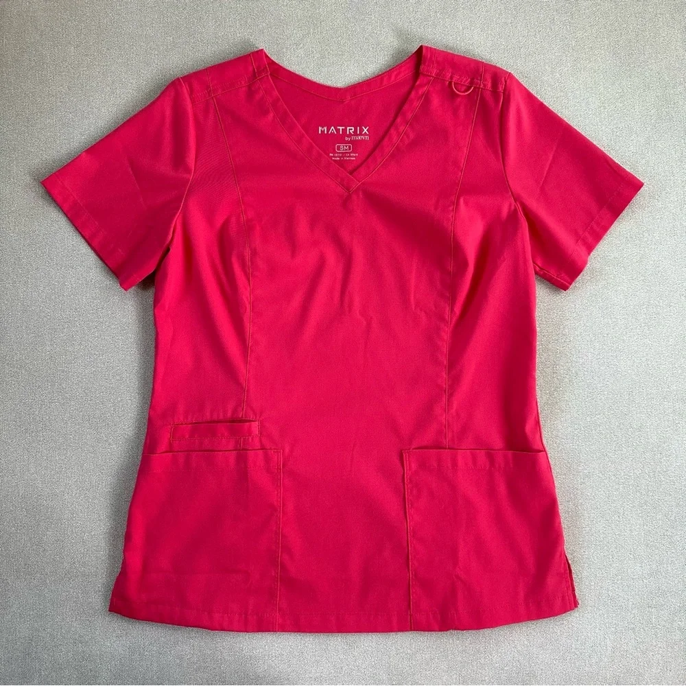 Maevn Matrix Women's Matching Scrub Set. Small. Watermelon.